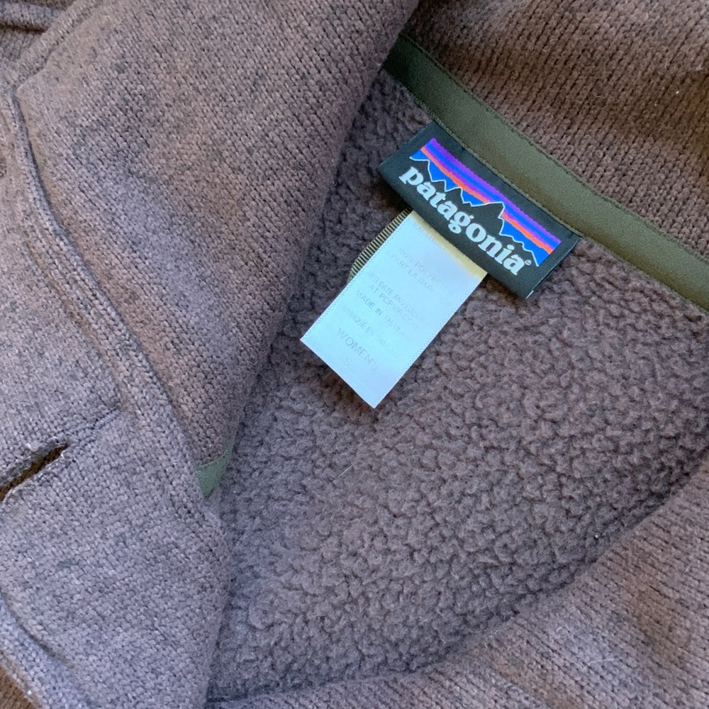 Patagonia Women's Better Sweater Jacket, Long Pea Coat, Size Small - Picture 4 of 12